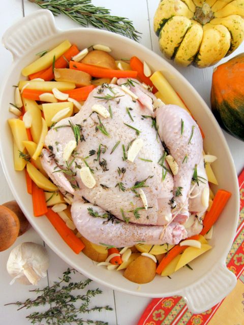 Roast Chicken With Vegetables