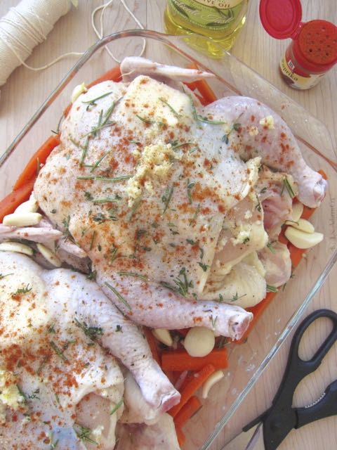 two chickens