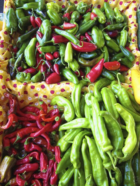 hot peppers