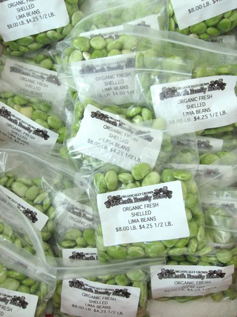 fresh lima beans