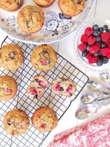 Fresh Berry Tea Cakes