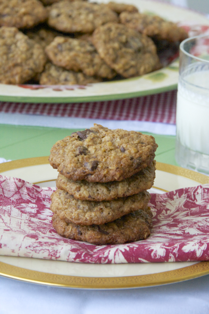 Finished stack of cookies