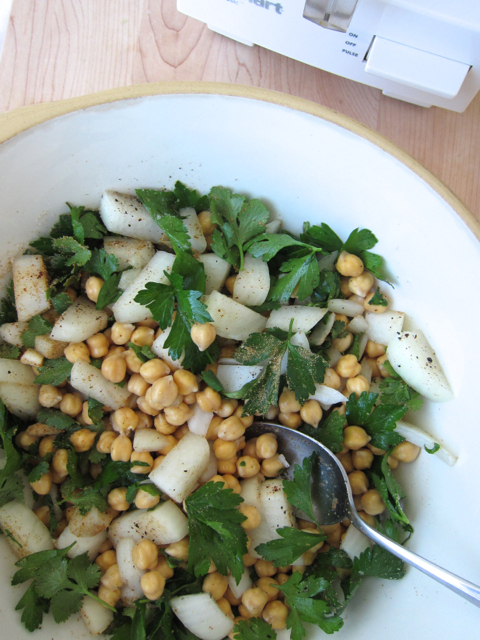 Mixed Falafel ingredients