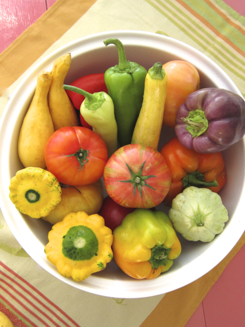 Ingredients for an Italian Garden Sauté