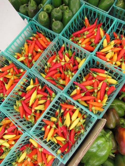 hot peppers