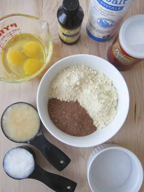 Chocolatey Chocolate Cupcake ingredients