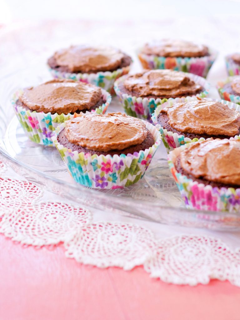 Grain-Free Chocolatey Chocolate Cupcakes