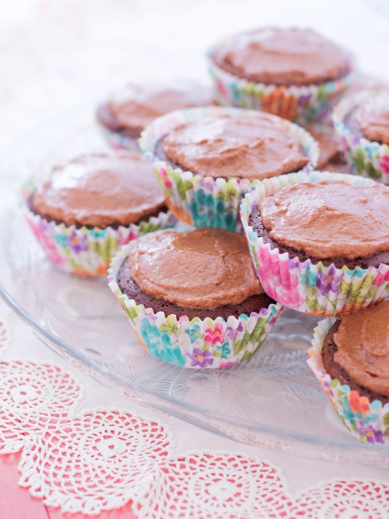 Grain-Free Chocolatey Chocolate Cupcakes