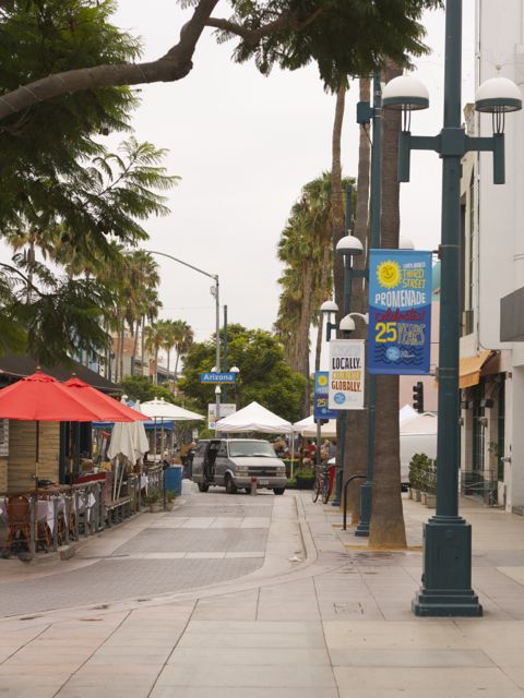 view down the promenade