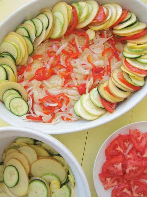 Summer Vegetable Tian Au Gratin