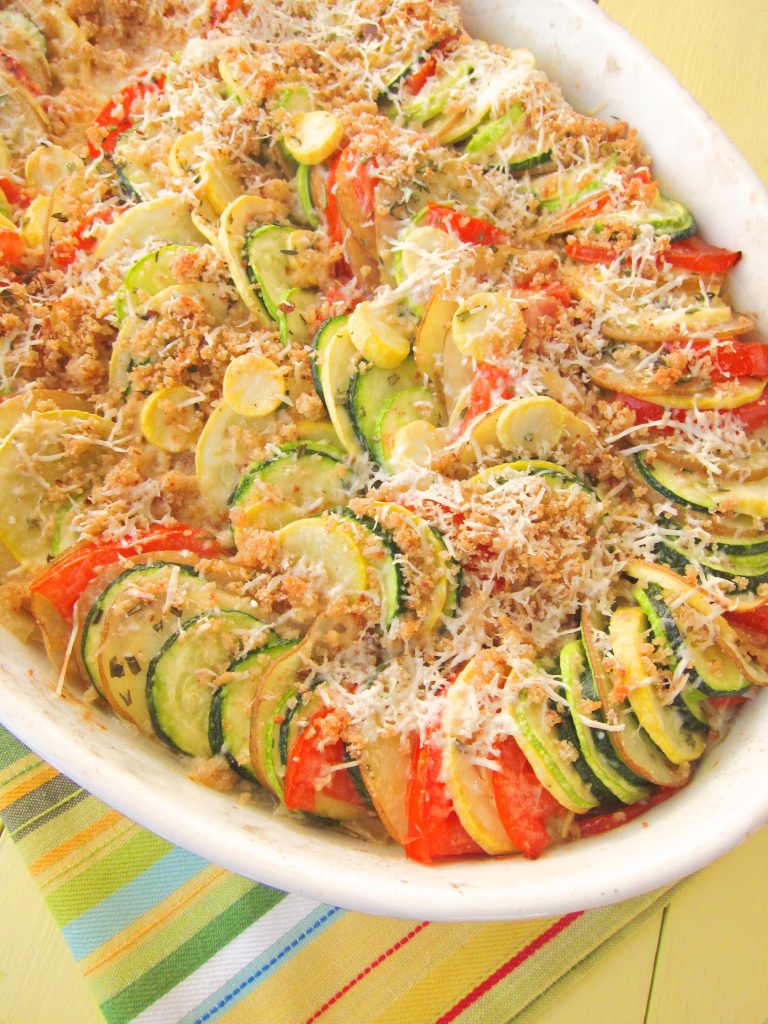 Summer Vegetable Tian Au Gratin