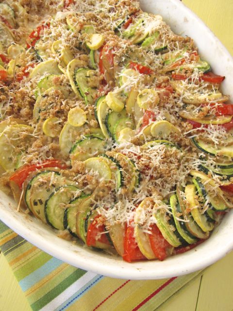 Summer Vegetable Tian Au Gratin