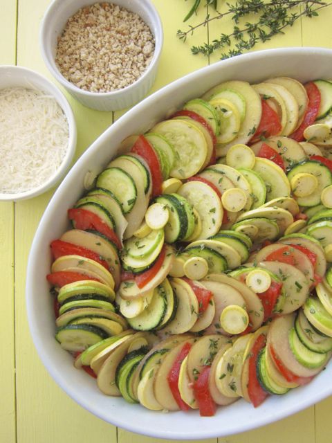Summer Vegetable Tian Au Gratin