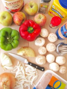 ingredients for Somerset Chicken Rice Bowl