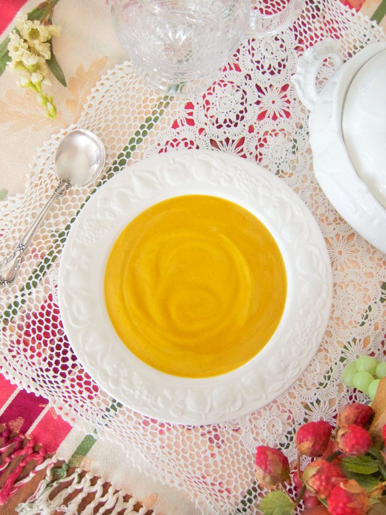Delicata Squash and Sweet Potato Bisque