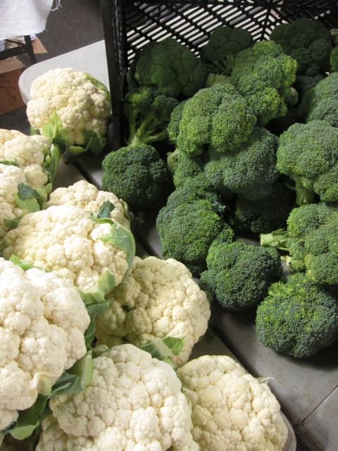 good broccoli and cauliflower