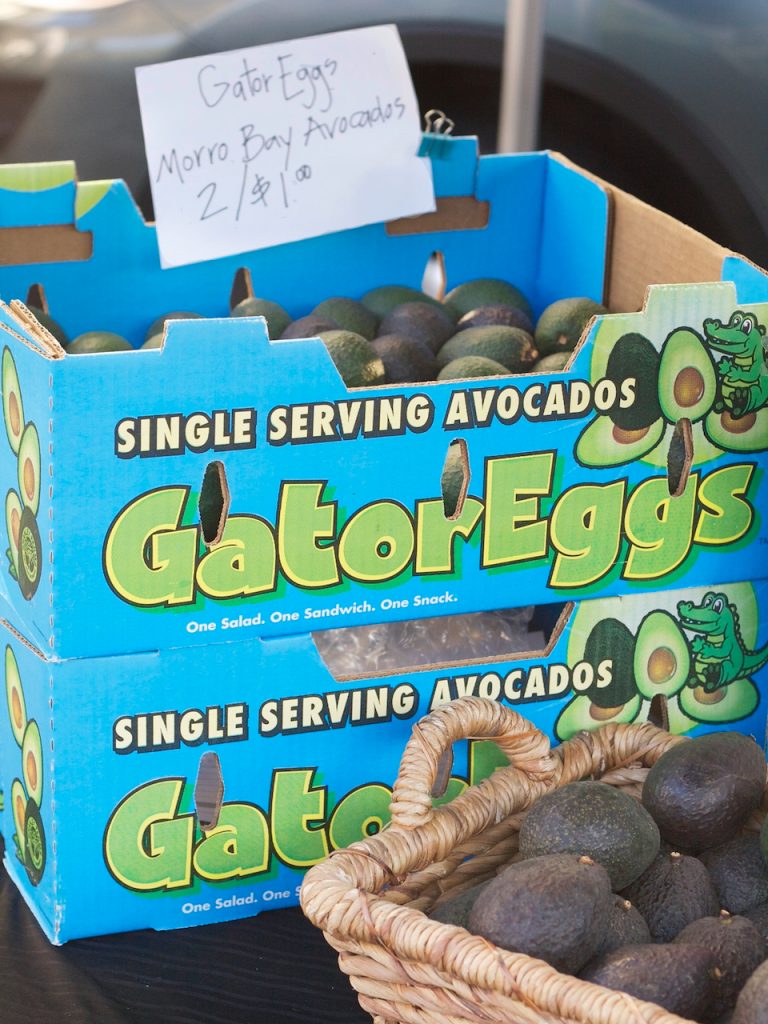 avocados at farmers market