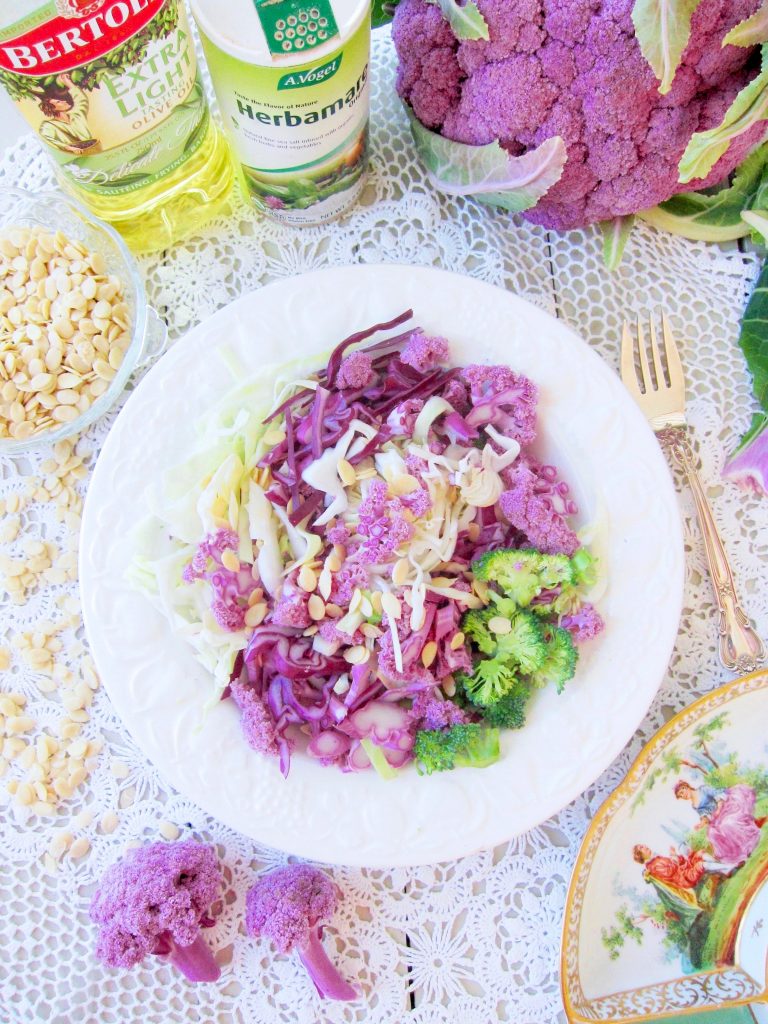 Winter Slaw With Sprouted Watermelon Seeds