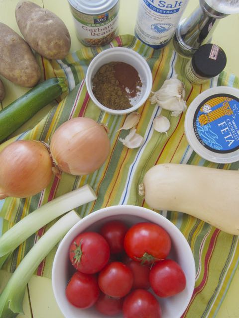 ingredients for Mediterranean Bisque