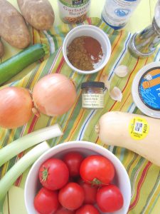 ingredients for Mediterranean Bisque