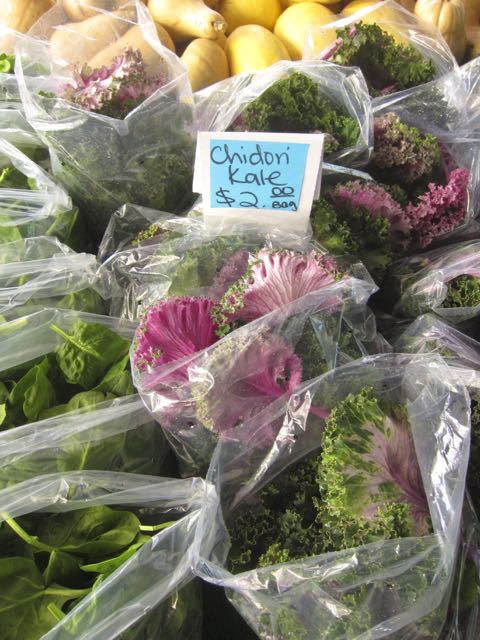 chidon kale at farmers market