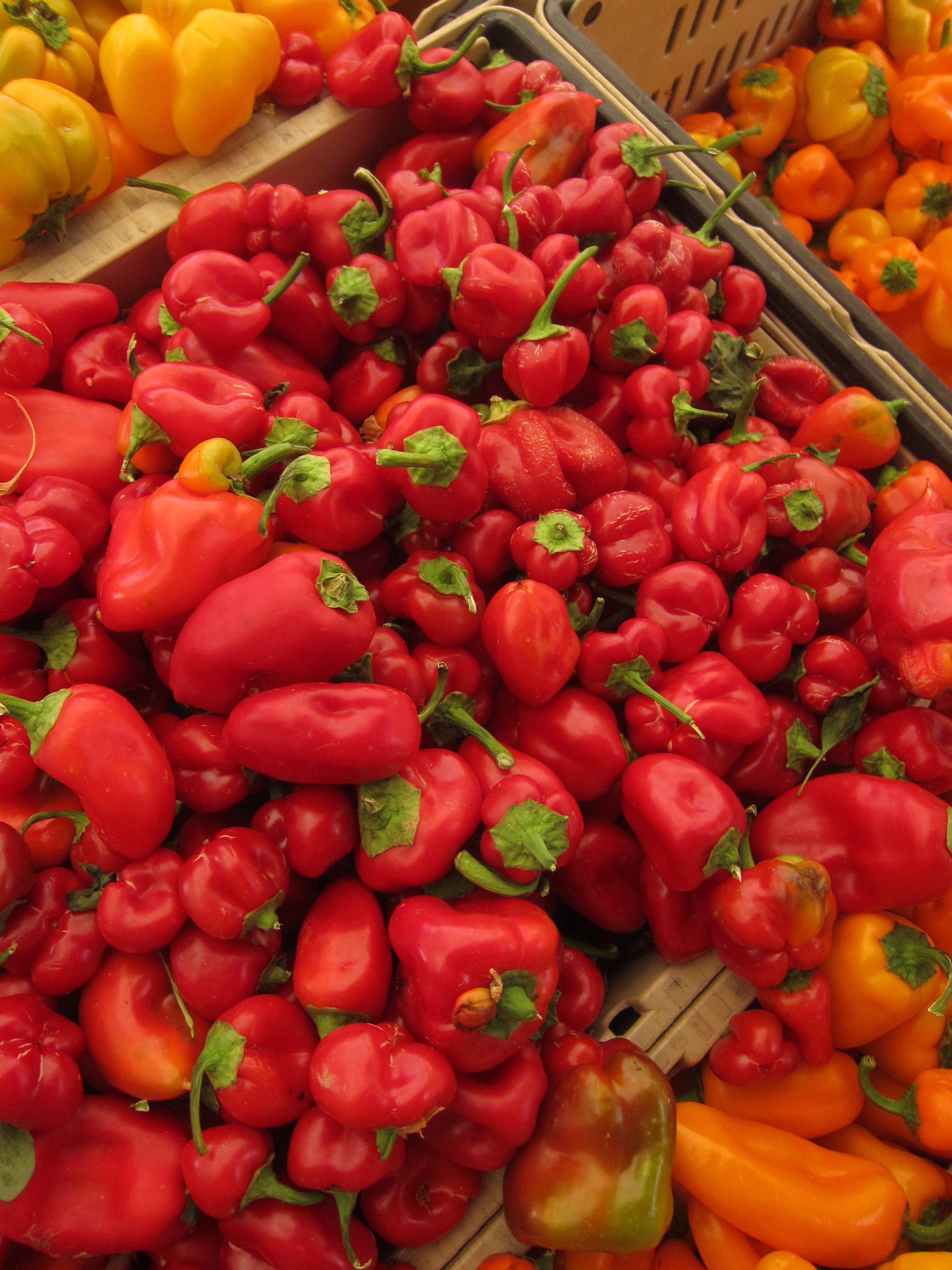 red peppers