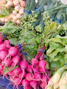 beets at the farmers market