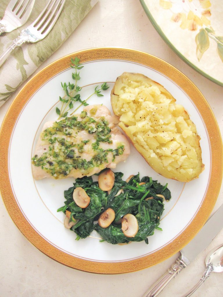 Sautéed Chicken With Fresh Herbed Butter