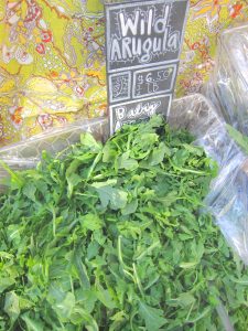 arugula at farmers market