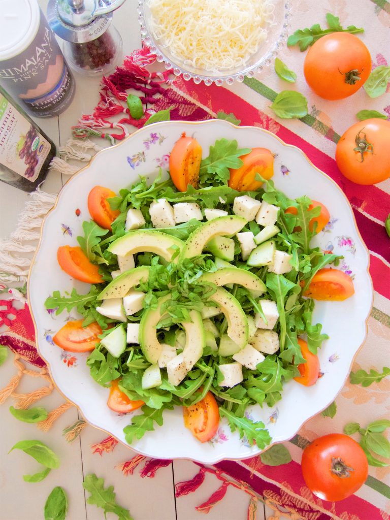 Caprese Salad With Arugula