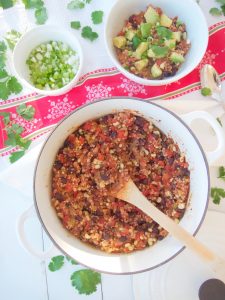 Mexican Black Beans and Quinoa