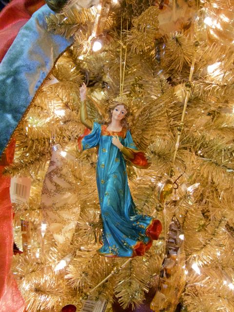 blue angel ornament