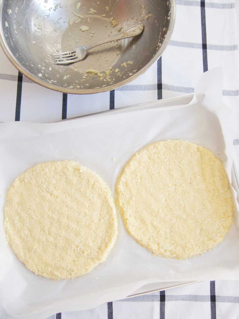 uncooked cauliflower pizza crust