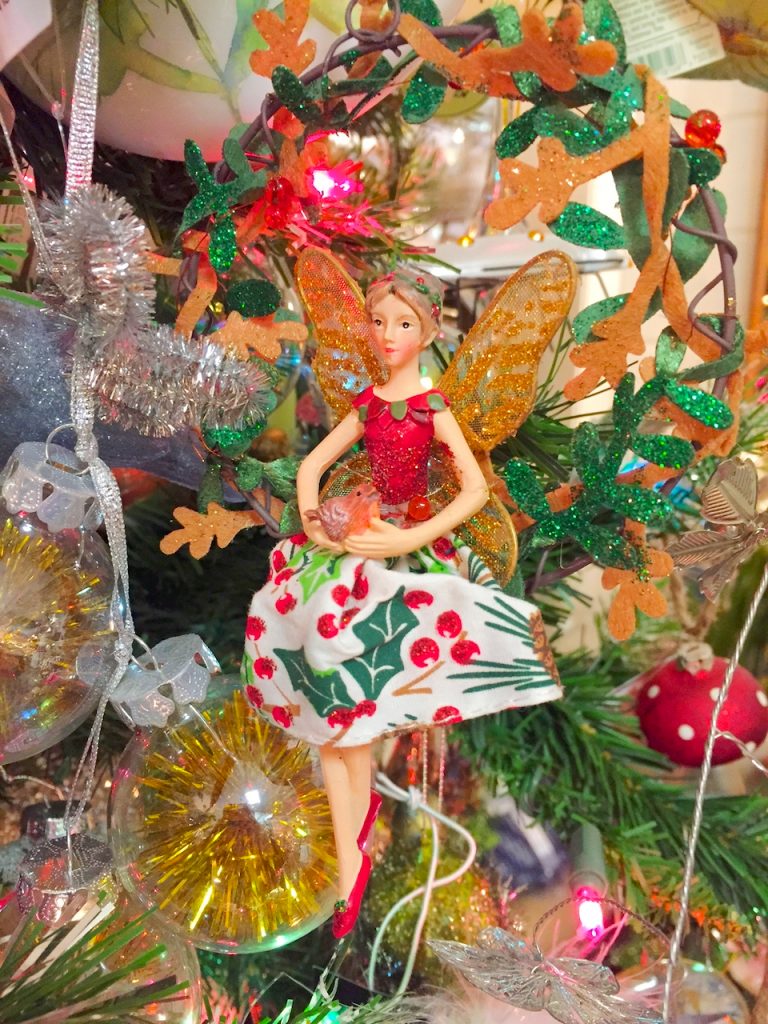 Christmas fairy ornament