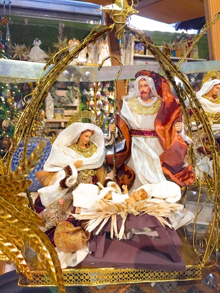 nativity at garden center