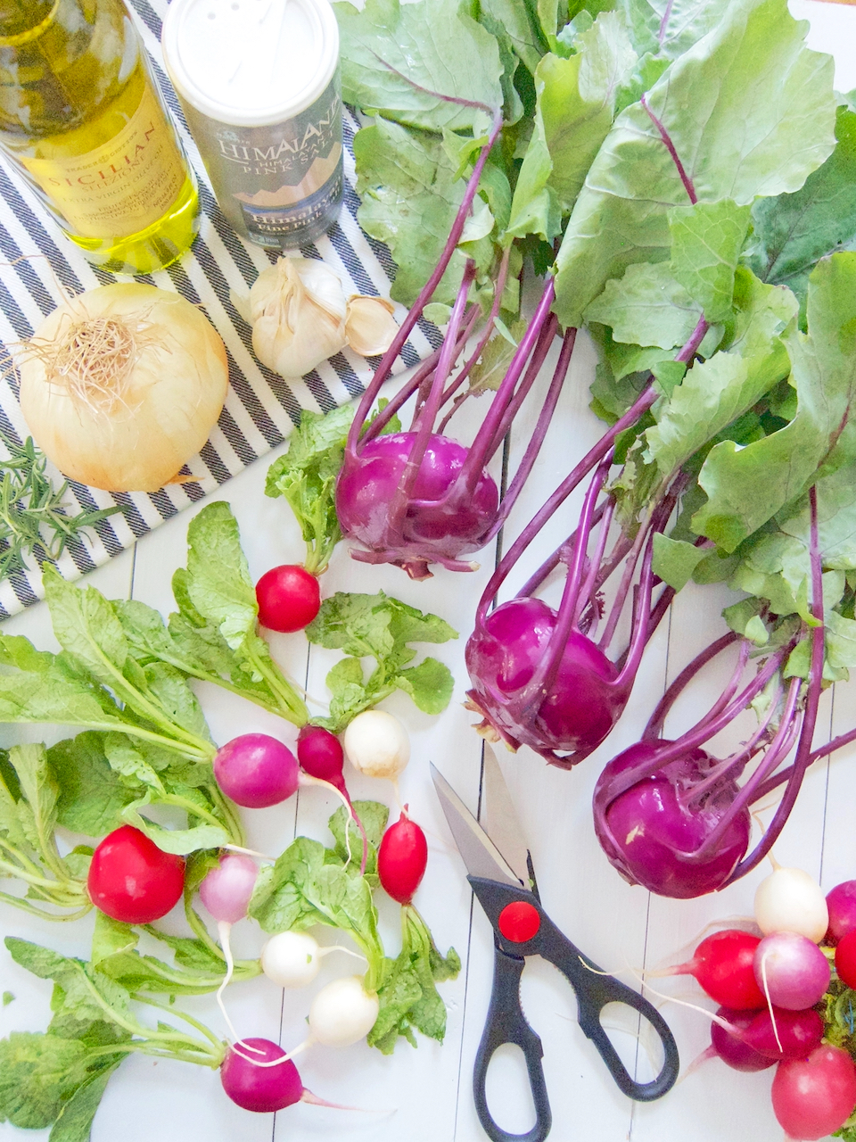 Roasted Kohlrabi and Radishes Dolly’s Kettle