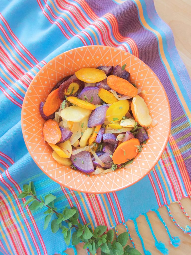 Roasted Carrots, Parsnips and Radishes