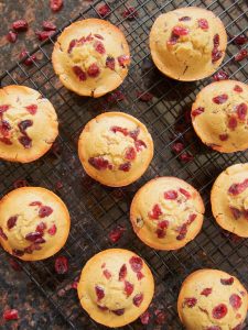 Gluten Free Maple Orange Cranberry Muffins