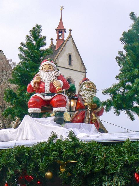 Santa on roof