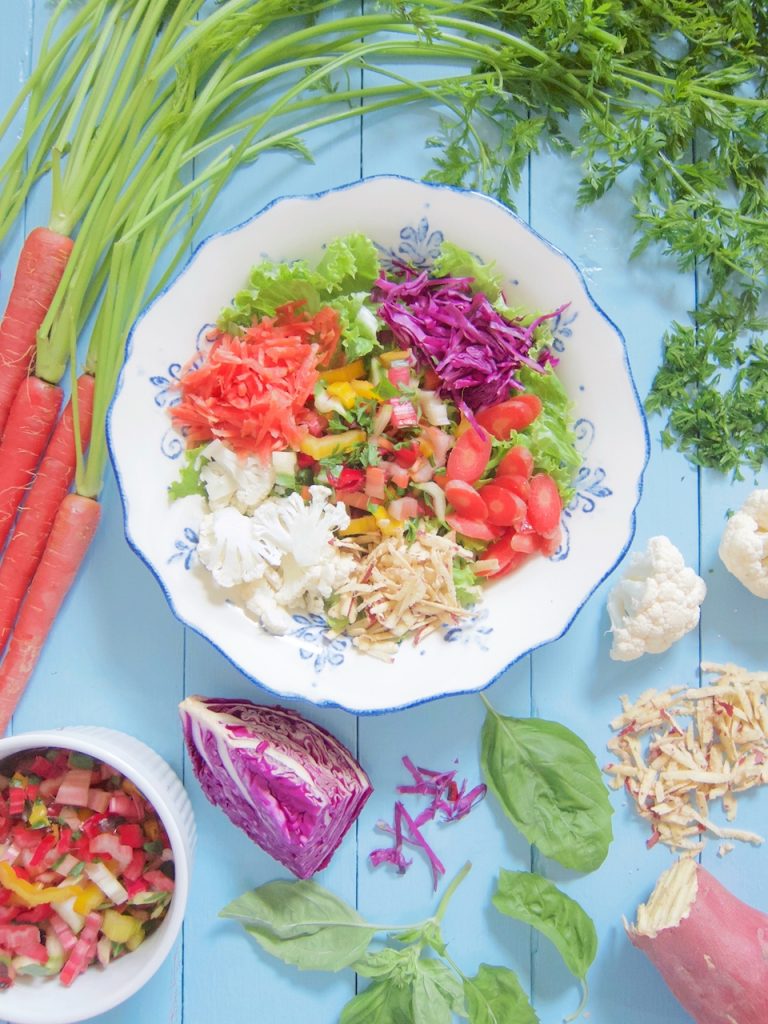 microbiome rainbow salad
