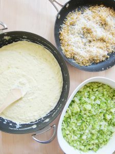 components of Broccoli Casserole With Bread Crumb Topping
