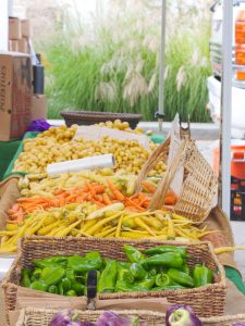 carrots at the farmers market