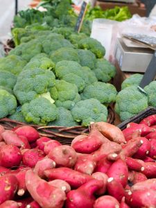 broccoli at farmers market