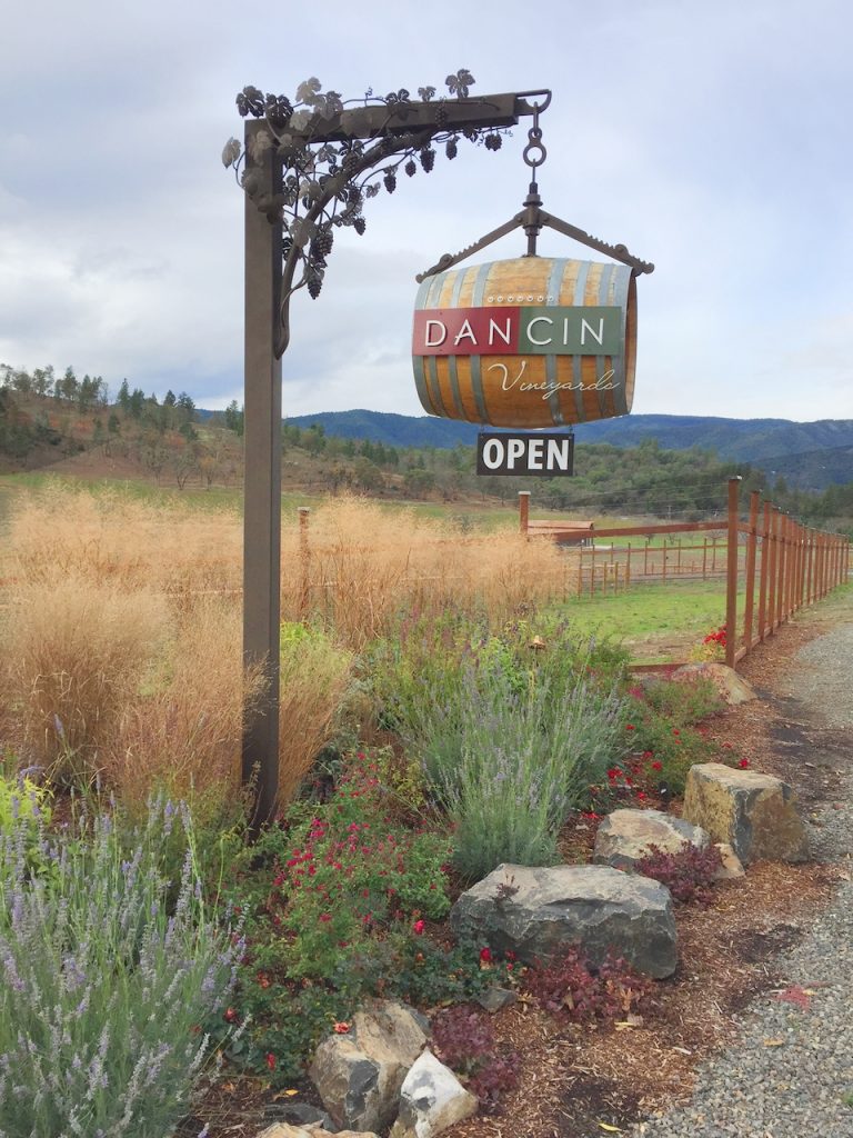 vineyard sign