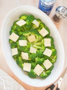 preparing Blanched Bright Broccoli