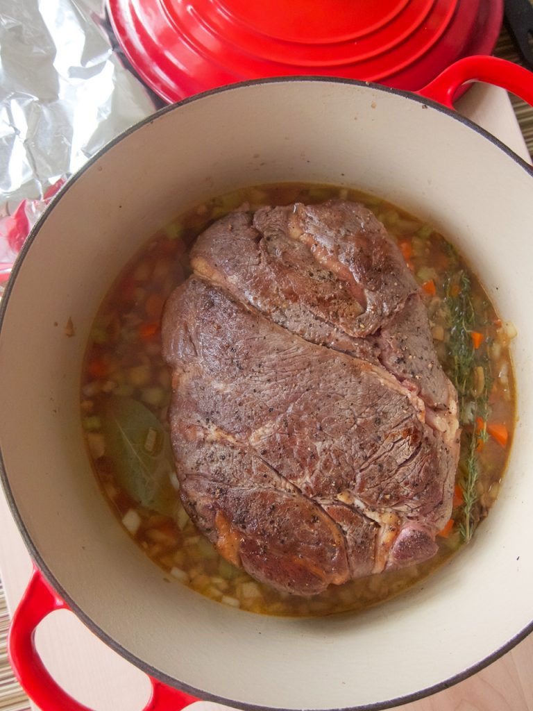 cooking pot roast