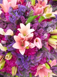 flowers at the farmers market