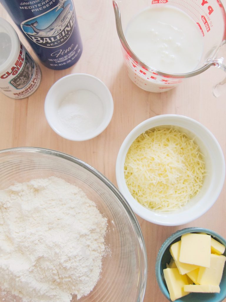ingredients for biscuit topping