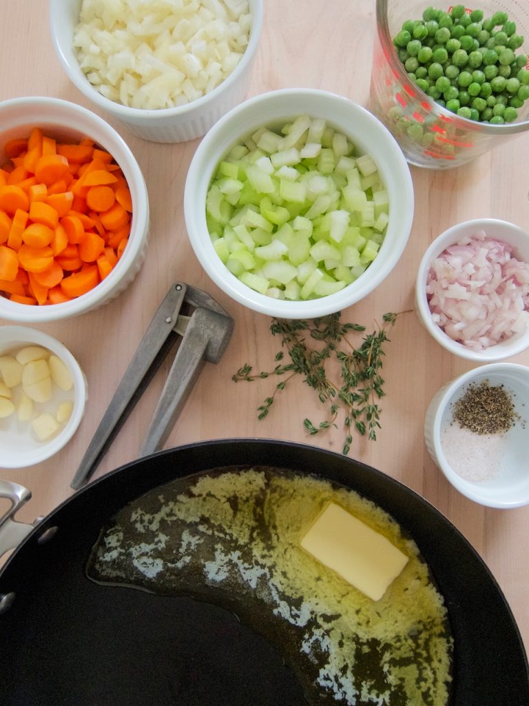 ingredients for sautéed vegetables
