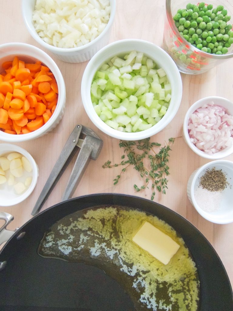 ingredients for sautéed vegetables